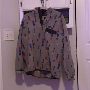 Paragons multi-colored snap t quarter zip